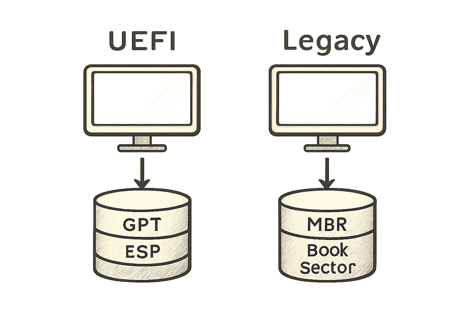 boot mode uefi legacy compatibility