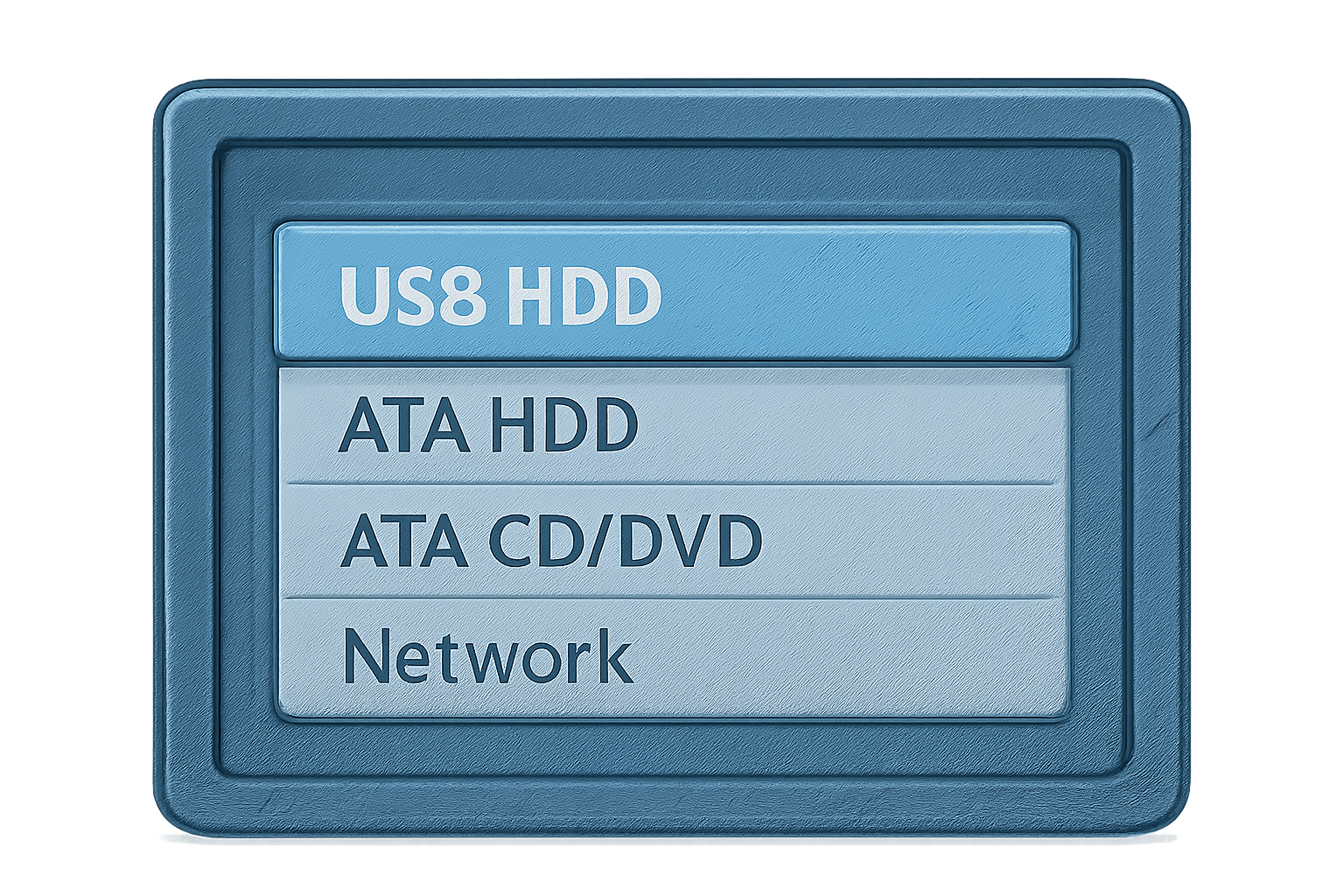 boot order change USB first