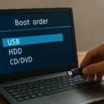 Boot order change USB first : comment mettre la clé USB en premier au démarrage