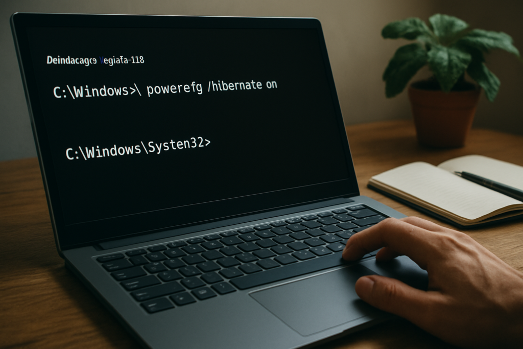 Comment activer ou désactiver l’hibernation sous Windows avec la commande powercfg /hibernate on/off