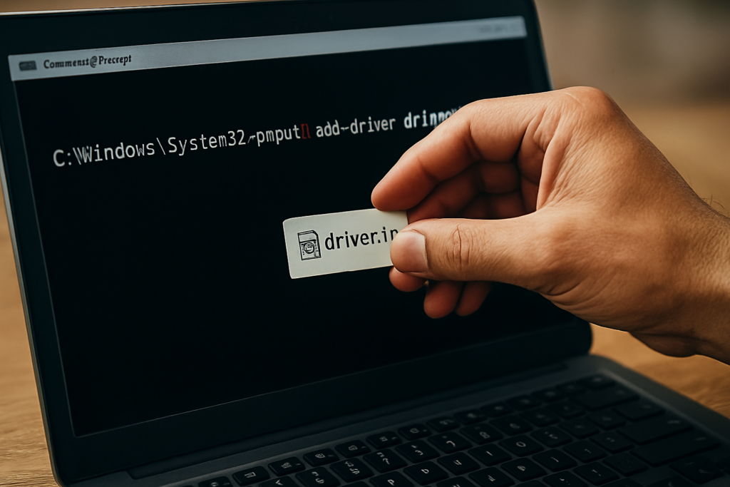 pnputil add-driver driver.inf : la commande pour installer un pilote en français