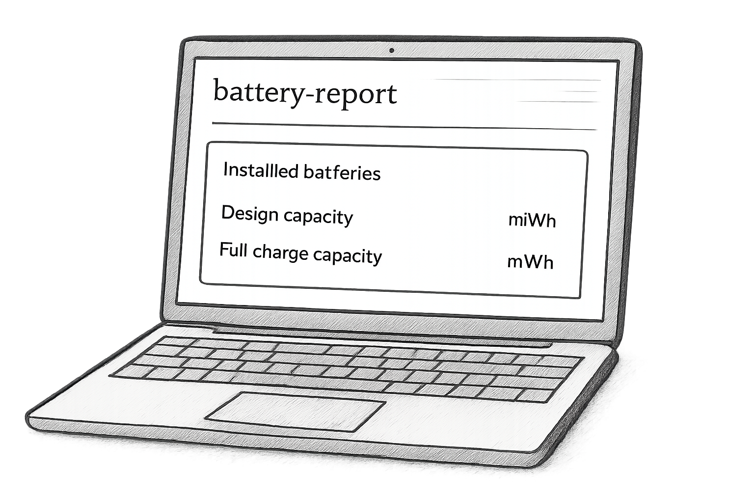 powercfg /batteryreport windows battery health