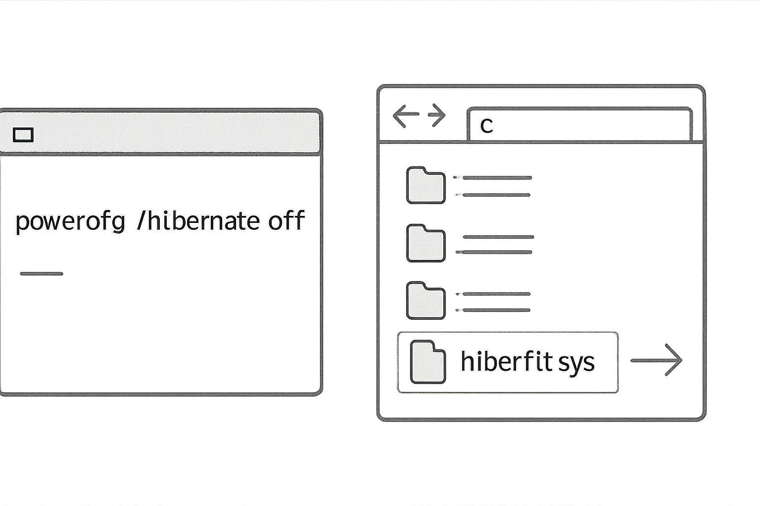 powercfg hibernate on off